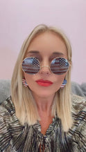 American Flag Round Shaped Sunglasses