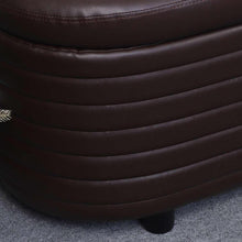 PU Storage Ottoman Bench  for Bedroom End of Bed Stool with Safety Hinge for Living Room, Entryway